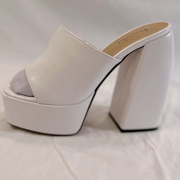 Dsevht White Platform Heel - Picture 4 of 16